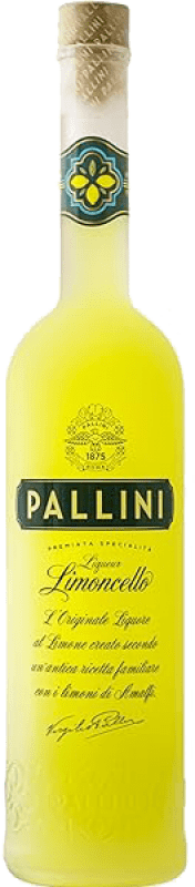 Free Shipping | 4 units box Spirits Pallini Limoncello D.O.C. Costa d'Amalfi Italy Miniature Bottle 5 cl