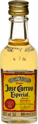 Tequila Caja de 10 unidades José Cuervo Dorado Reposado Botellín Miniatura 5 cl