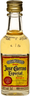 Tequila Caja de 10 unidades José Cuervo Reposado Dorado Botellín Miniatura 5 cl