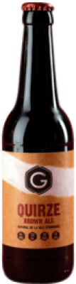 Free Shipping | 3 units box Beer Graner Quirze Catalonia Spain Third-Liter Bottle 33 cl