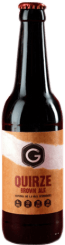17,95 € 送料無料 | 3個入りボックス ビール Graner Quirze 1/3ボトル 33 cl