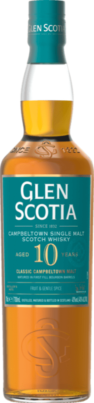 Free Shipping | Whisky Single Malt Glen Scotia Scotland United Kingdom 10 Years 70 cl