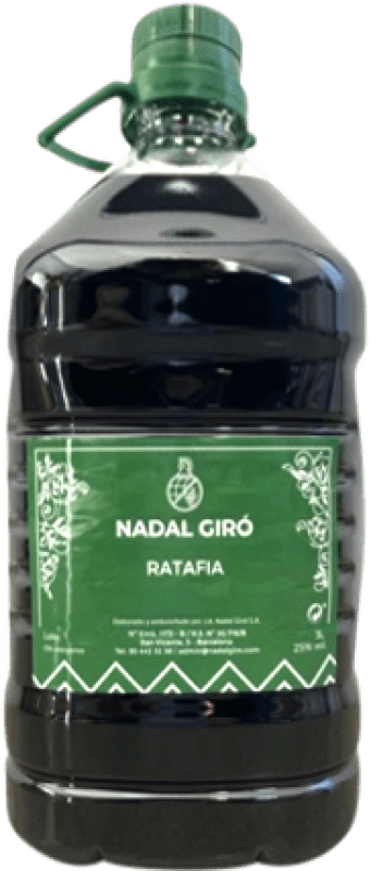 42,95 € Envio grátis | Licores Nadal Giró CISA Ratafia Garrafão 3 L