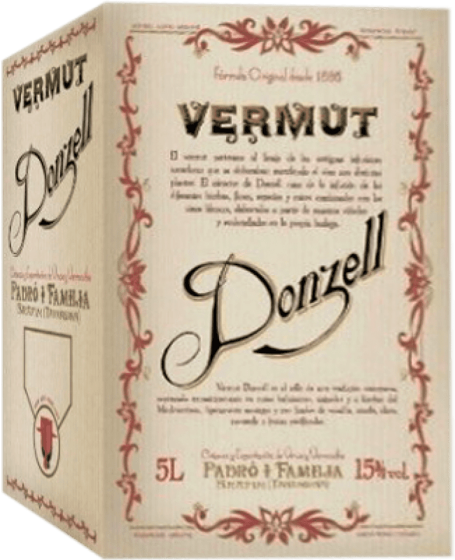 38,95 € Envoi gratuit | Vermouth Padró Donzell Blanco Bag in Box 5 L