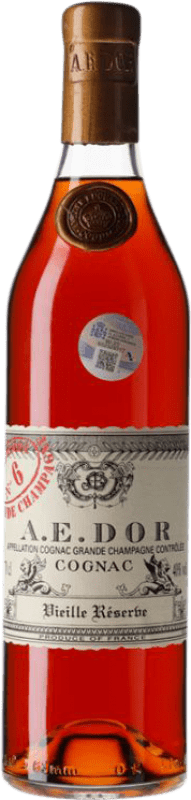 Envio grátis | Cognac Conhaque A.E. DOR Vieille Nº 6 Reserva A.O.C. Cognac França 40 Anos 70 cl