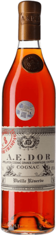 Envio grátis | Cognac Conhaque A.E. DOR Vieille Nº 8 Reserva A.O.C. Cognac França 50 Anos 70 cl