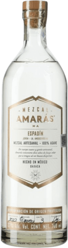 Бесплатная доставка | Мескаль Amaras Espadín — Эспадин молодое Мексика 70 cl