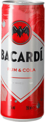 2,95 € | 飲み物とミキサー Bacardí Cola Rum Mixed Drink プエルトリコ アルミ缶 25 cl