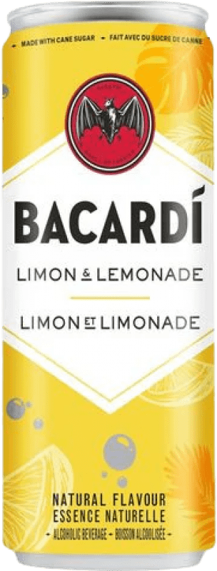 Kostenloser Versand | Getränke und Mixer Bacardí Limon & Lemonade Rum Mixed Drink Puerto Rico Alu-Dose 25 cl