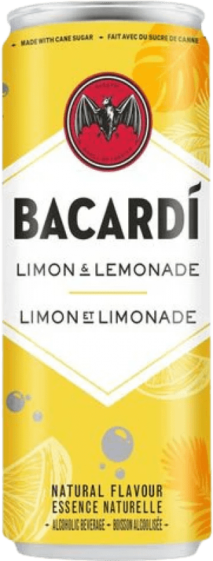 Spedizione Gratuita | Mixer Bacardí Puerto Rico Lattina 25 cl Limón — Limone, Lemonade — Limonata, Rum