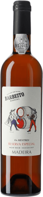 95,95 € Бесплатная доставка | Крепленое вино Barbeito Niepoort os Mestres I.G. Madeira 10 Лет бутылка Medium 50 cl