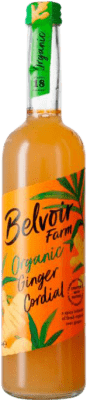 饮料和搅拌机 盒装6个 Belvoir Ginger Cordial Organic 瓶子 Medium 50 cl 不含酒精