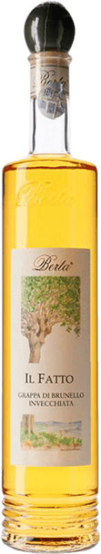 52,95 € | Grappa Berta Brunello Il Fatto Barrel Aged — Vieilli en Fût I.G.T. Grappa Piemontese Piémont Italie 70 cl