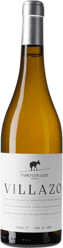 Envío gratis | Vino blanco Fabio Coullet Villazo D.O. Sierras de Málaga Andalucía España Moscatel de Alejandría 75 cl