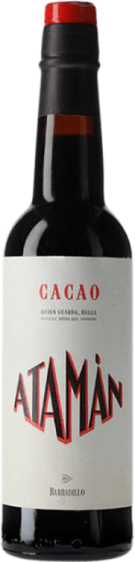 115,95 € Free Shipping | Spirits Barbadillo Bota Única Licor Cacao Atamán D.O. Jerez-Xérès-Sherry Half Bottle 37 cl