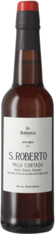Бесплатная доставка | Креплёное вино Barbadillo San Roberto Bota Única Palo Cortado — Пало Кортадо D.O. Jerez-Xérès-Sherry Андалусия Испания Palomino Fino Полубутылка 37 cl