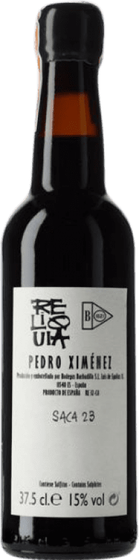 Envío gratis | Vino Generoso Fortificado Barbadillo Reliquia Saca D.O. Jerez-Xérès-Sherry Andalucía España Pedro Ximénez Media Botella 37 cl