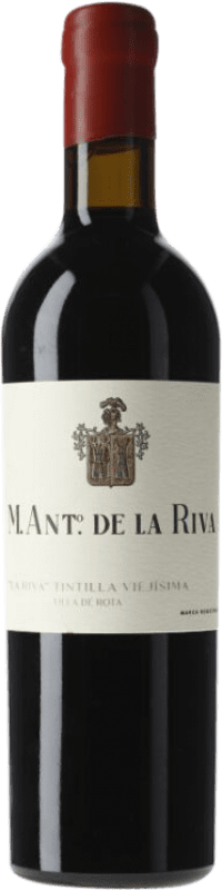 223,95 € Envio grátis | Vinho Generoso Fortificado De la Riva Viejísima Saca Única D.O. Jerez-Xérès-Sherry Meia Garrafa 37 cl