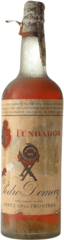 62,95 € Envio grátis | Brandy Conhaque Pedro Domecq Fundador Colección — Coleção D.O. Jerez-Xérès-Sherry