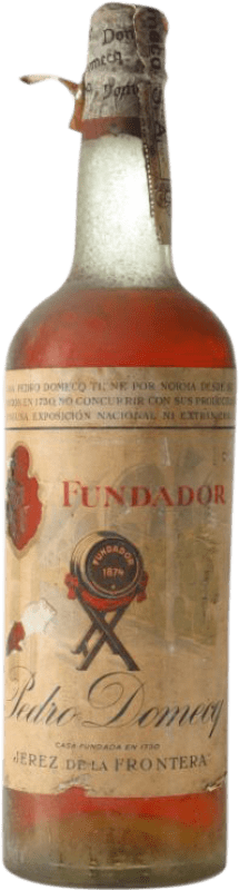 44,95 € | Brandy Pedro Domecq Fundador Colección D.O. Jerez-Xérès-Sherry Andalusia Spagna 1 L