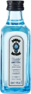 44,95 € Kostenloser Versand | 12 Einheiten Box Gin Bombay Sapphire Miniaturflasche 5 cl