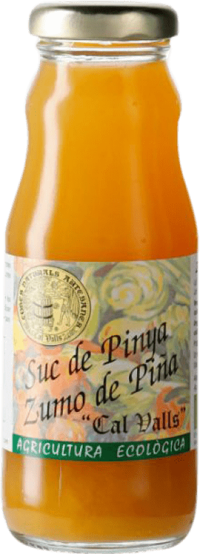 37,95 € Бесплатная доставка | Коробка из 12 единиц Напитки и миксеры Cal Valls Piña Ecológico Маленькая бутылка 20 cl