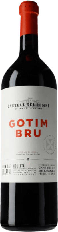 79,95 € Free Shipping | Red wine Castell del Remei Gotim Bru D.O. Costers del Segre Jéroboam Bottle-Double Magnum 3 L