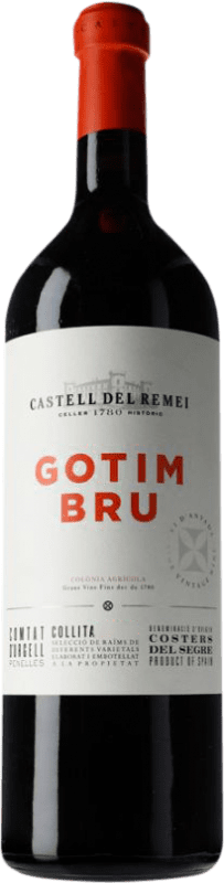 Kostenloser Versand | Rotwein Castell del Remei Gotim Bru D.O. Costers del Segre Katalonien Spanien Tempranillo, Syrah, Grenache, Cabernet Sauvignon Jeroboam-Doppelmagnum Flasche 3 L