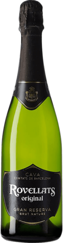 26,95 € Envoi gratuit | Blanc mousseux Rovellats Original Brut Nature Grande Réserve D.O. Cava