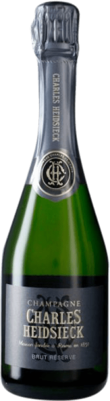 Kostenloser Versand | Weißer Sekt Charles Heidsieck Brut Reserve A.O.C. Champagne Champagner Frankreich Spätburgunder, Chardonnay, Pinot Meunier Halbe Flasche 37 cl Kostenloser Versand | Weißer Sekt Charles Heidsieck Brut Reserve A.O.C. Champagne Champagner Frankreich Spätburgunder, Chardonnay, Pinot Meunier Halbe Flasche 37 cl