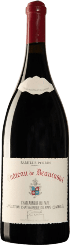 571,95 € | Красное вино Famille Perrin Château de Beaucastel A.O.C. Châteauneuf-du-Pape Рона Франция Syrah — Сира, Garnacha — Гренаш, Mourvèdre — Мурведр, Counoise — Кунос Бутылка Иеробоам Двойной Магнум 3 L