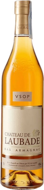 Spedizione Gratuita | Armagnac Château de Laubade V.S.O.P. I.G.P. Bas Armagnac Francia 70 cl