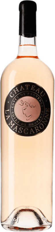 124,95 € Envio grátis | Vinho rosé Château La Mascaronne Rosé A.O.C. Côtes de Provence Garrafa Jéroboam-Duplo Magnum 3 L