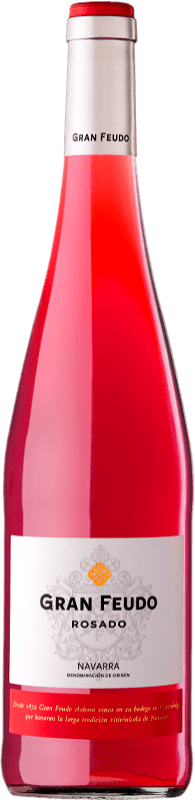 5,95 € | Rosé-Wein Gran Feudo Rosado D.O. Navarra Navarra Spanien Grenache 75 cl