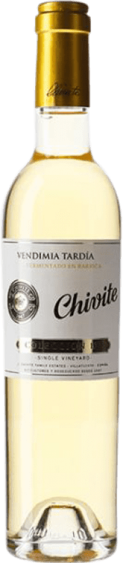 54,95 € Бесплатная доставка | Белое вино Chivite Vendímia Tardía D.O. Navarra Половина бутылки 37 cl