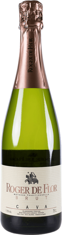Kostenloser Versand | Weißer Sekt Codorníu Roger de Flor Brut — Herb D.O. Cava Katalonien Spanien Macabeo, Xarel·lo, Parellada 75 cl