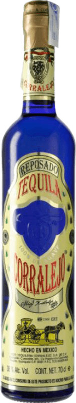 Envío gratis | Caja de 48 unidades Tequila Corralejo Reposado Jalisco México Botellín Miniatura 10 cl