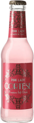 76,95 € Envío gratis | Caja de 24 unidades Refrescos y Mixers Giuseppe Cortese Pink Lady Botellín 20 cl