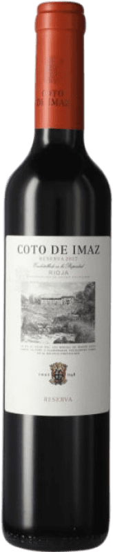 11,95 € 免费送货 | 红酒 Coto de Rioja Coto de Imaz 预订 D.O.Ca. Rioja 瓶子 Medium 50 cl