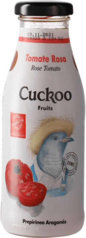 免费送货 | 盒装24个 饮料和搅拌机 Cuckoo Tomate Rosa 西班牙 小瓶 25 cl