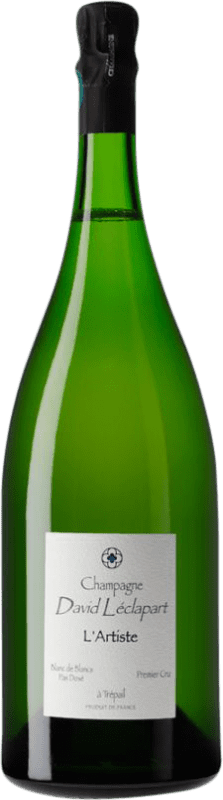 Kostenloser Versand | Weißer Sekt David Léclapart L'Artiste A.O.C. Champagne Champagner Frankreich Chardonnay Magnumflasche 1,5 L