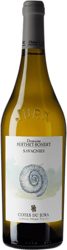 Free Shipping | White wine Berthet-Bondet Savagnier A.O.C. Côtes du Jura Jura France Savagnin 75 cl