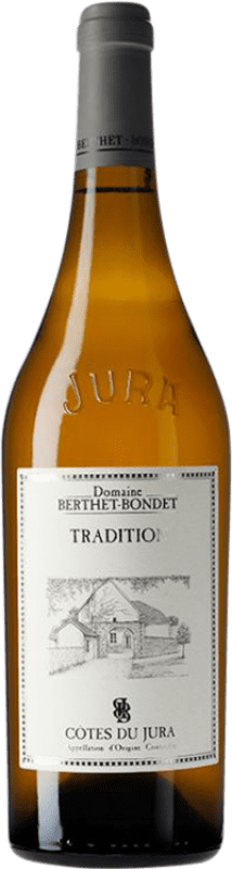 Бесплатная доставка | Белое вино Berthet-Bondet Tradition A.O.C. Côtes du Jura Jura Франция Chardonnay, Savagnin 75 cl