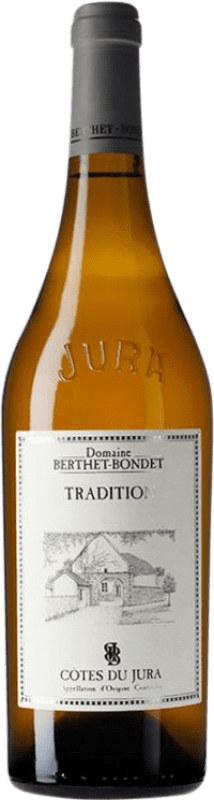 Free Shipping | White wine Berthet-Bondet Tradition A.O.C. Côtes du Jura Jura France Chardonnay, Savagnin 75 cl