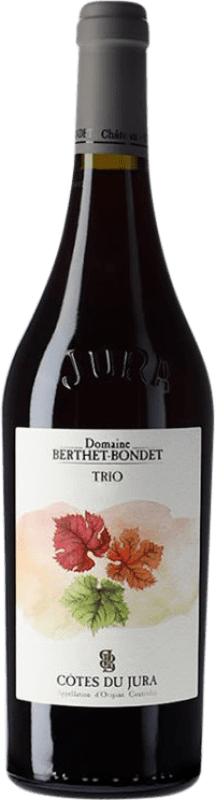 送料無料 | 赤ワイン Berthet-Bondet Trio A.O.C. Côtes du Jura ジュラ フランス Pinot Noir — ピノ・ノワール, Bastardo — バスタルド, Poulsard — プルサール 75 cl