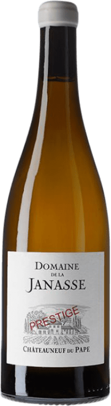 Бесплатная доставка | Белое вино Domaine La Janasse Cuvée Prestige Blanc A.O.C. Châteauneuf-du-Pape Рона Франция Grenache White, Roussanne, Clairette Blanche 75 cl