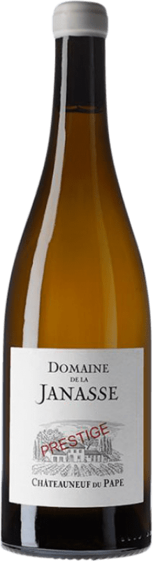 Envío gratis | Vino Blanco Domaine La Janasse Cuvée, Prestige A.O.C. Châteauneuf-du-Pape Rhône Francia Garnacha Blanca, Roussanne, Clairette Blanche 75 cl