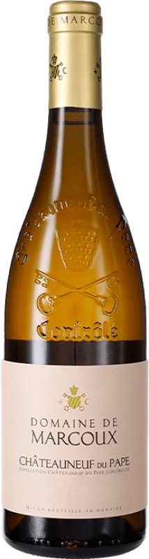 69,95 € | Vino blanco Marcoux Blanc A.O.C. Châteauneuf-du-Pape Rhône Francia Roussanne, Bourboulenc, Clairette Blanche 75 cl