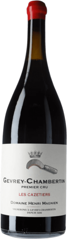 送料無料 | 赤ワイン Henri Magnien Les Cazetiers Premier Cru A.O.C. Gevrey-Chambertin ブルゴーニュ フランス Pinot Black ボトル Jéroboam-ダブルマグナム 3 L