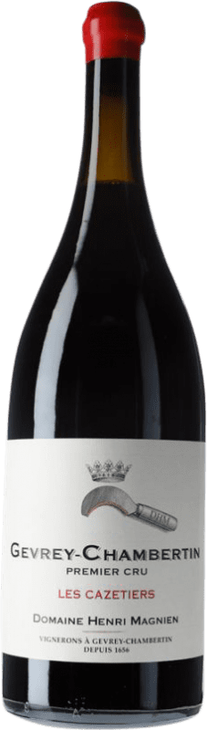 Free Shipping | Red wine Henri Magnien Les Cazetiers Premier Cru A.O.C. Gevrey-Chambertin Burgundy France Pinot Black Jéroboam Bottle-Double Magnum 3 L